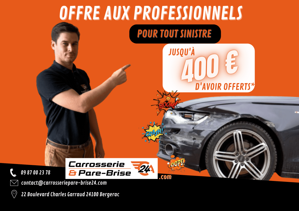 un sinistre/ offre aux professionnels / avoir / avoir offert 
